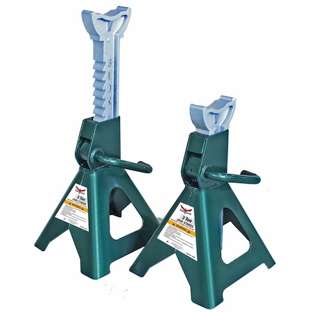 Safeguard Jack Stands, Steel, 3 Ton Capacity 63030